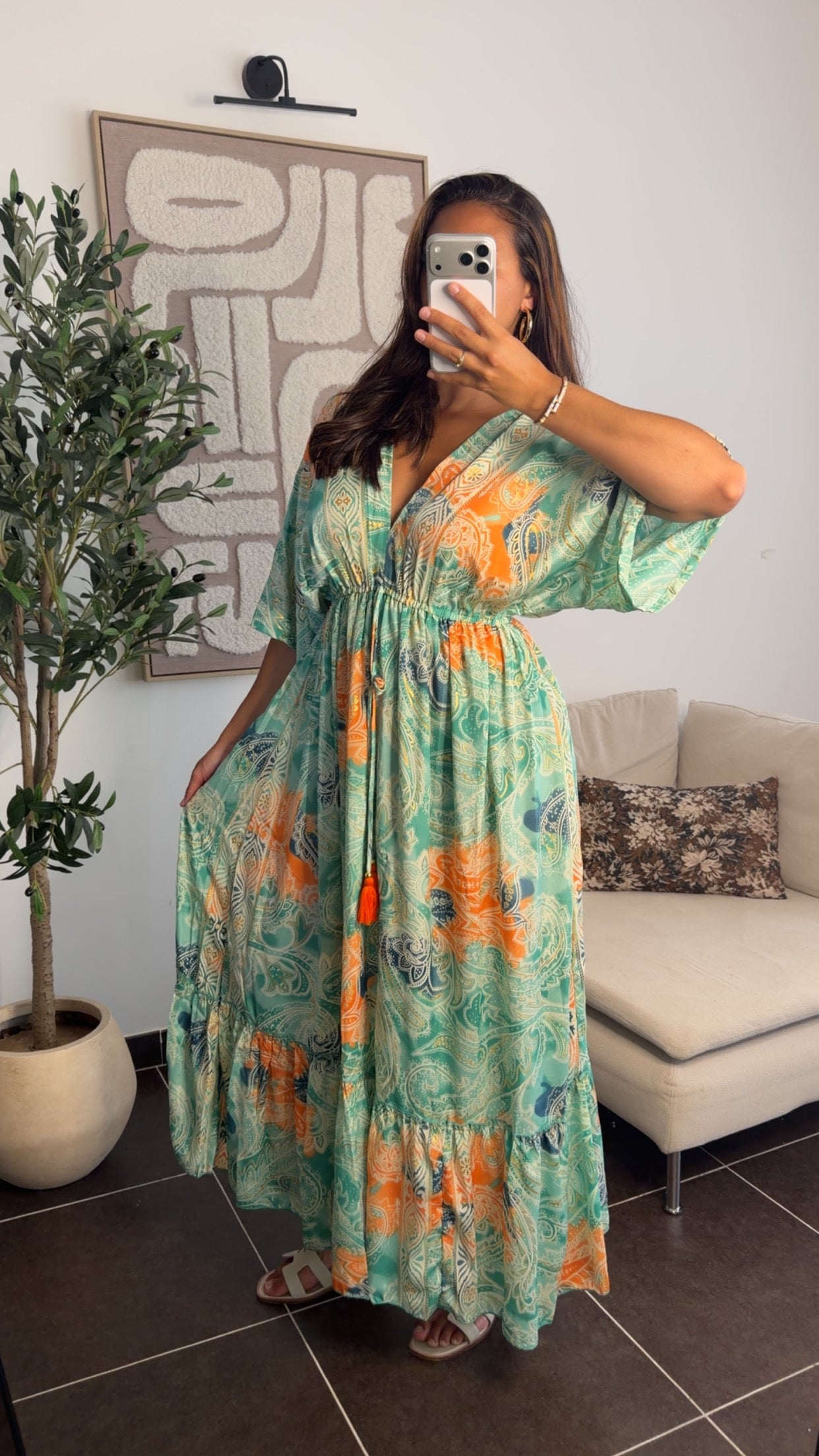 Robe azura vert d’eau