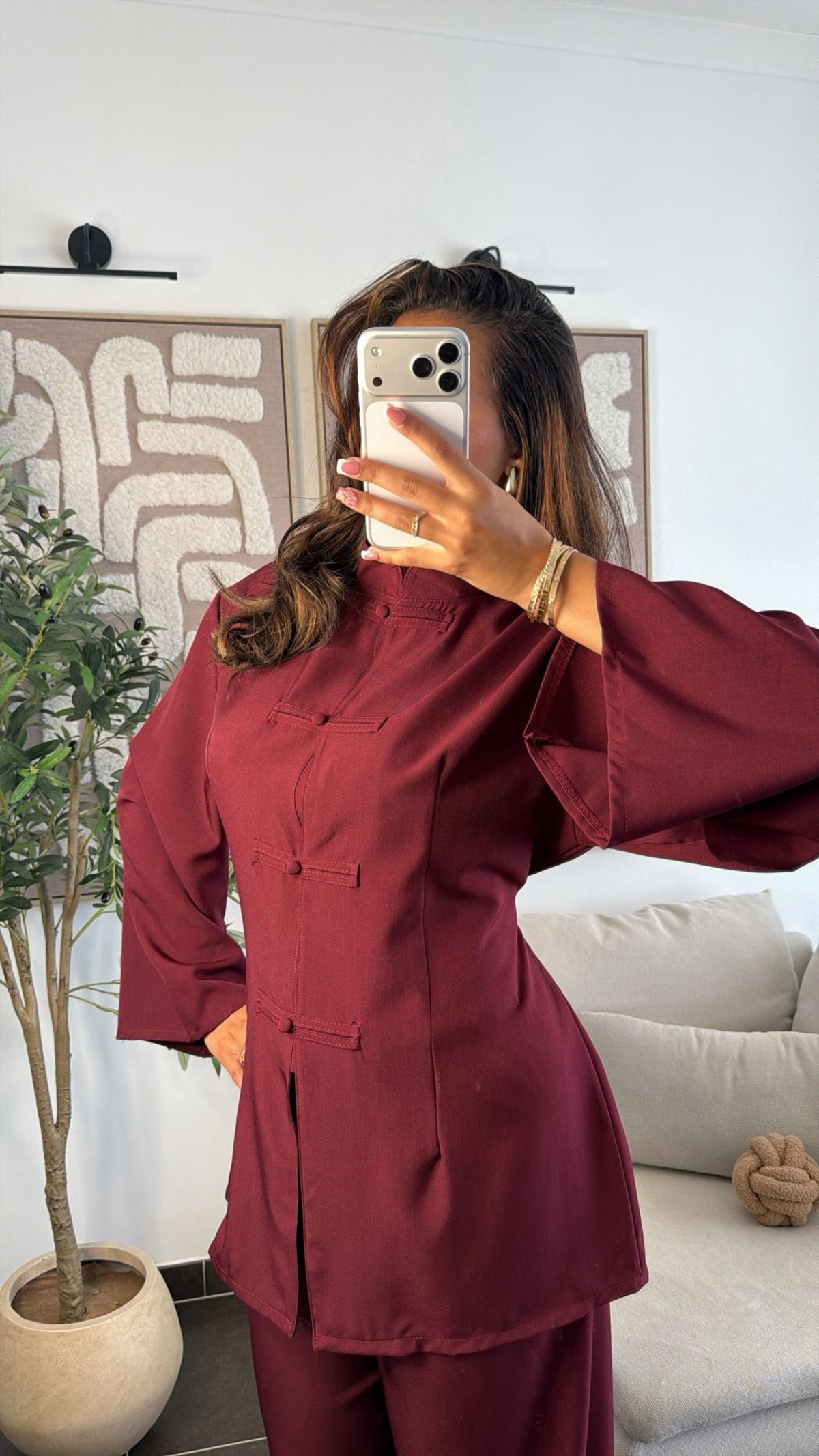 Ensemble Sakura bordeaux
