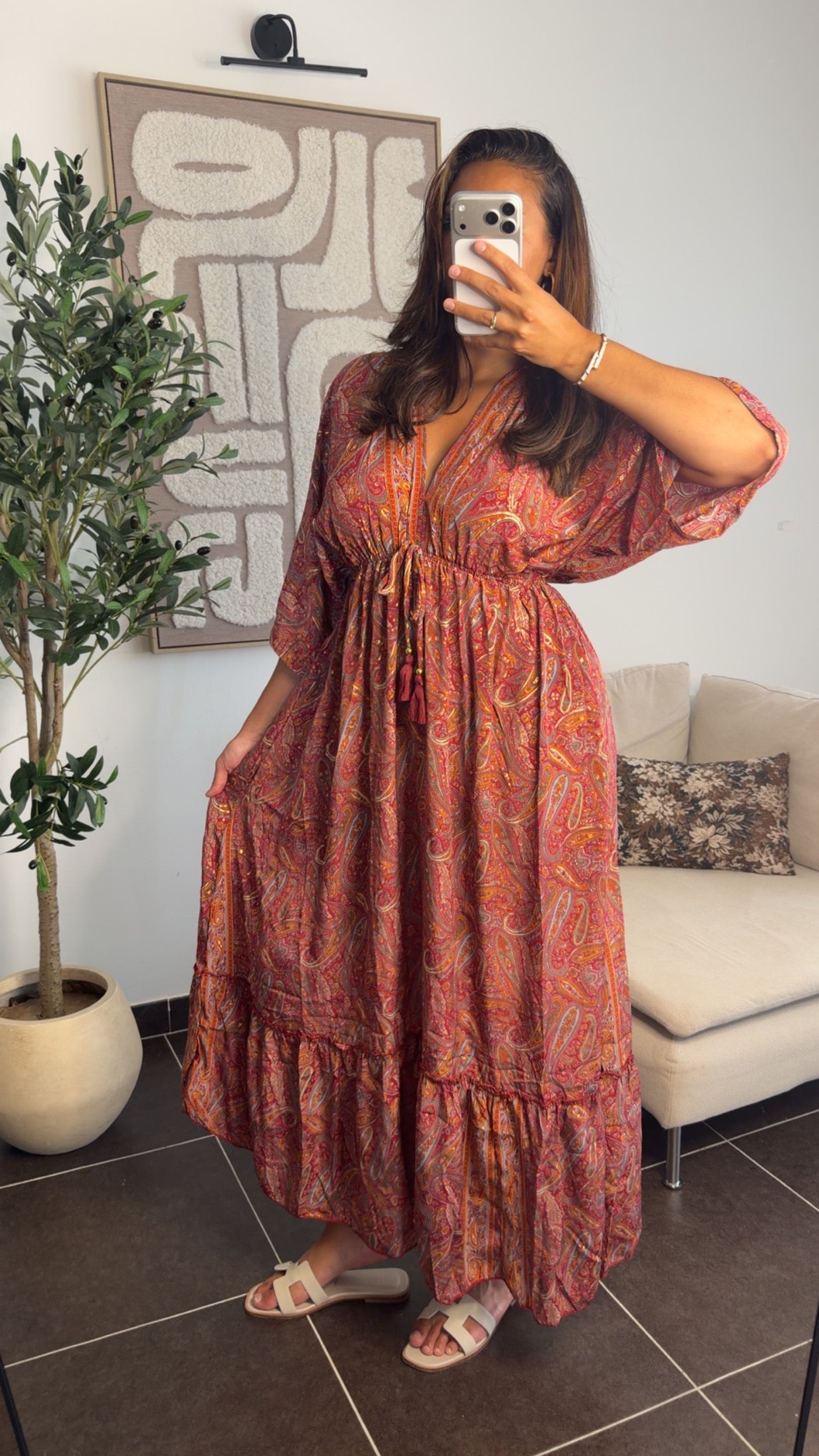 Robe azura bordeaux