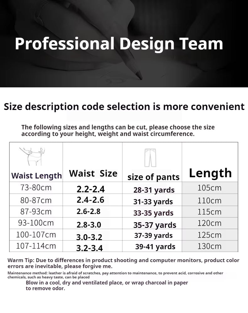 -Ceinture automatique sans trou- Ajustable- Cuir noir