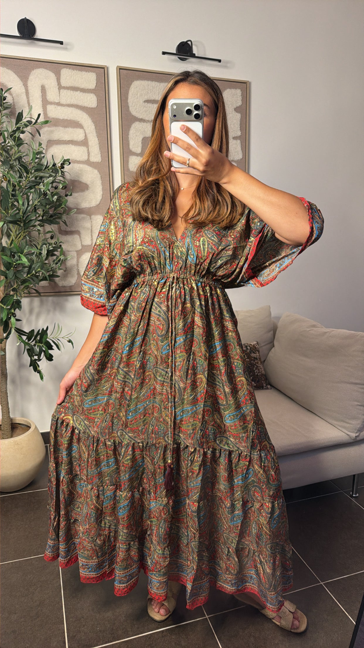 Robe azura Tricolore
