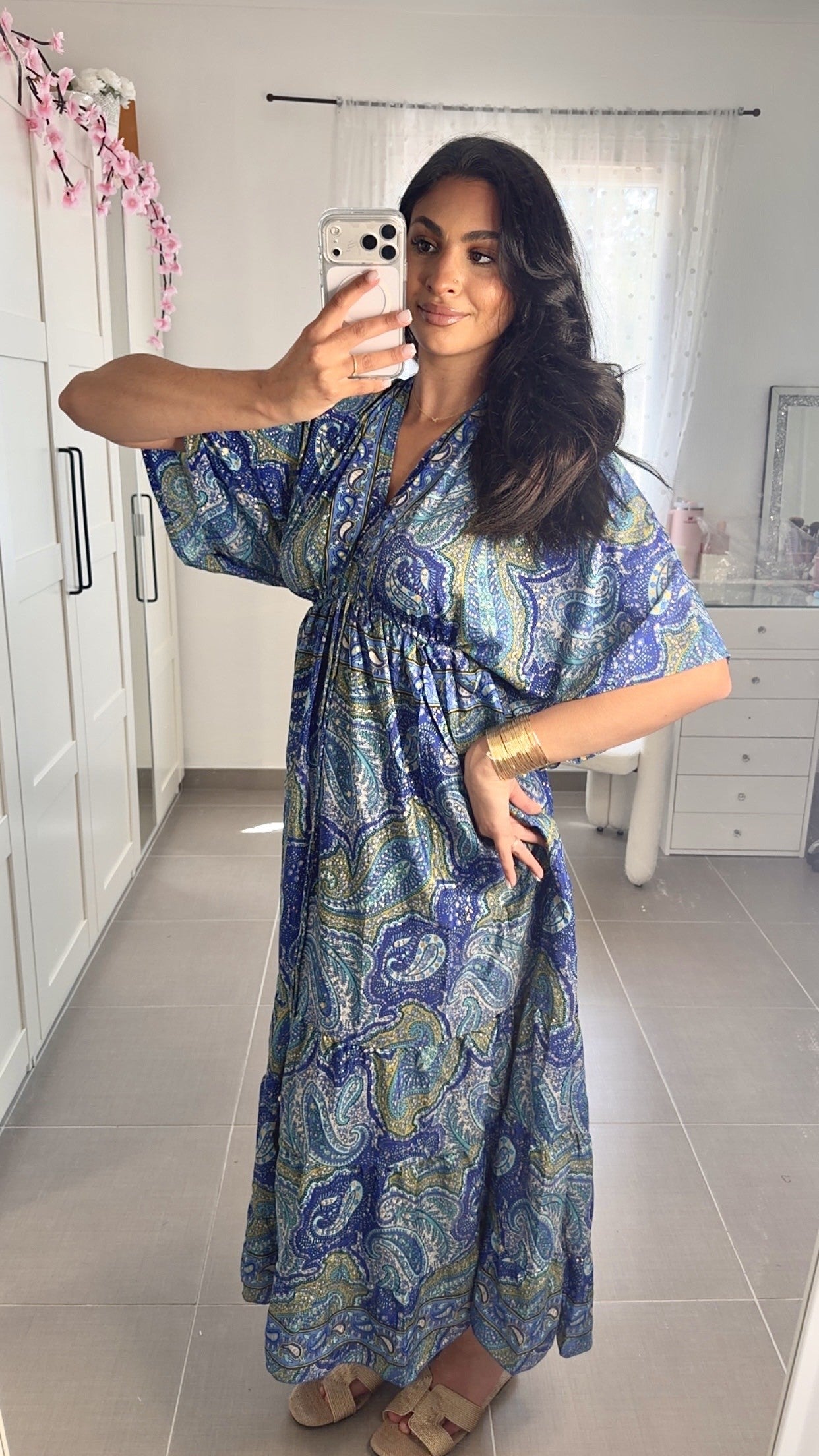 Robe Azura bleu roi