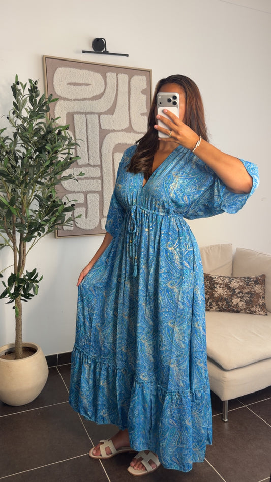 Robe azura bleu canard