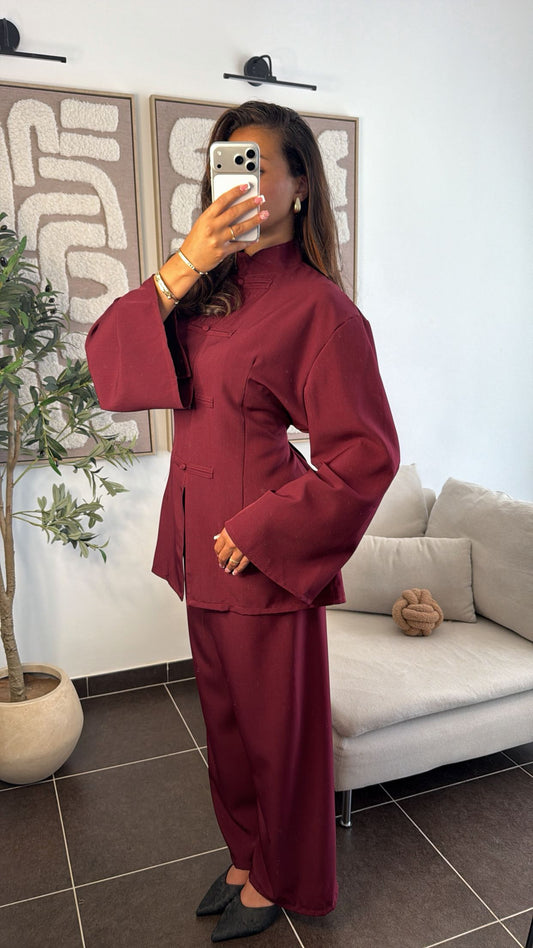 Ensemble Sakura bordeaux