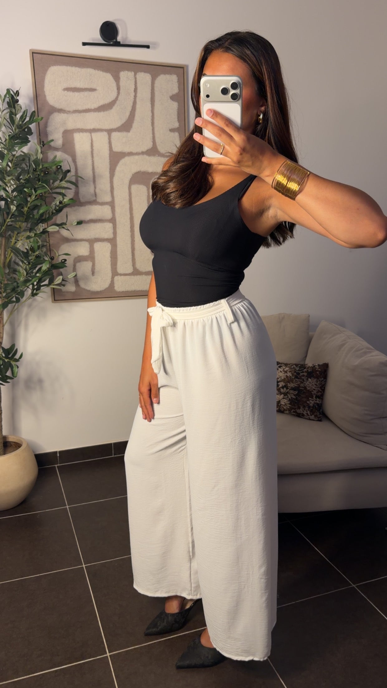 Pantalon Mira blanc